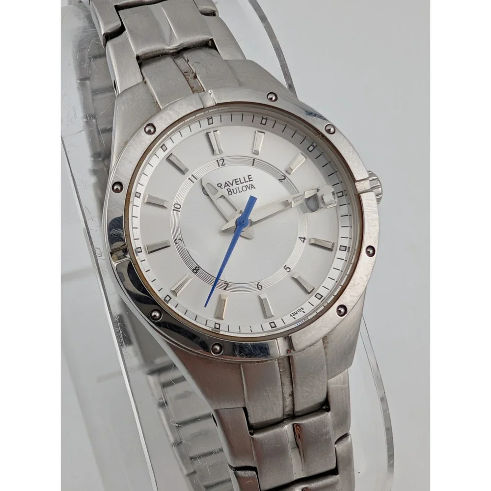 Caravelle By Bulova Watch Women 25mm Case Silver 7.75